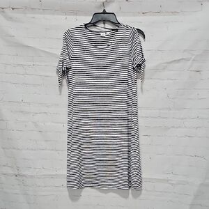 GAP Monochrome Striped Mini Dress